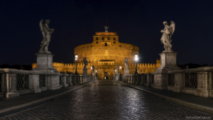 Rzym, zamek Sant' Angelo 2019-10-15 panorama1