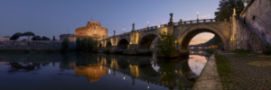 Rzym, zamek Sant' Angelo 2019-10-15 panorama2