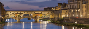 Włochyy, Florencja Ponte Vecchio, panorama7