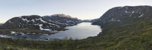 Norwegia, jezioro Gjendet 2016-06-04 panorama
