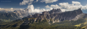 Dolomity, Lastoni de Formin 2020-09-19 panorama1