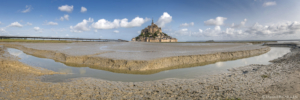 Francja, Mont Saint Michel 2019-06-03 panorama3
