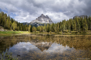 Dolomity, Lago d'Antorno 2020-09-17 panorama7a